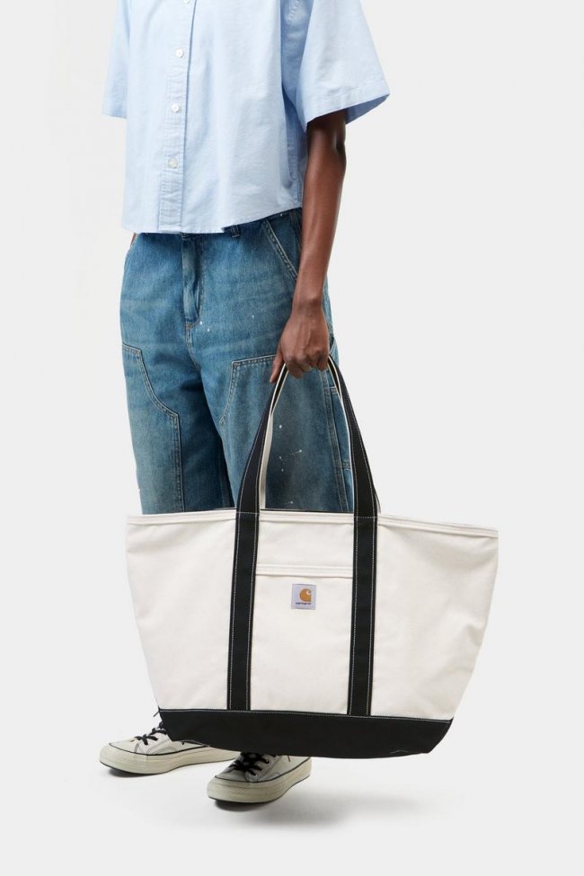 Carhartt Canvas Beach Tote - Natural / Black