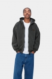 Carhartt Hooded Vista Jacket - Black, Garment dyed
