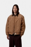 Carhartt OG Santa Fe Jacket - WIP H Brown / Tobacco, Stone canvas Carhartt OG Santa Fe Jacket - WIP H Brown / Tobacco, Stone canvas