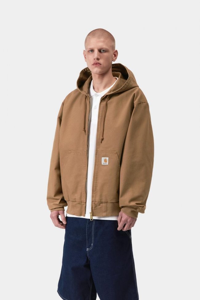 Carhartt OG Active Jacket - Hamilton Brown, Rinsed