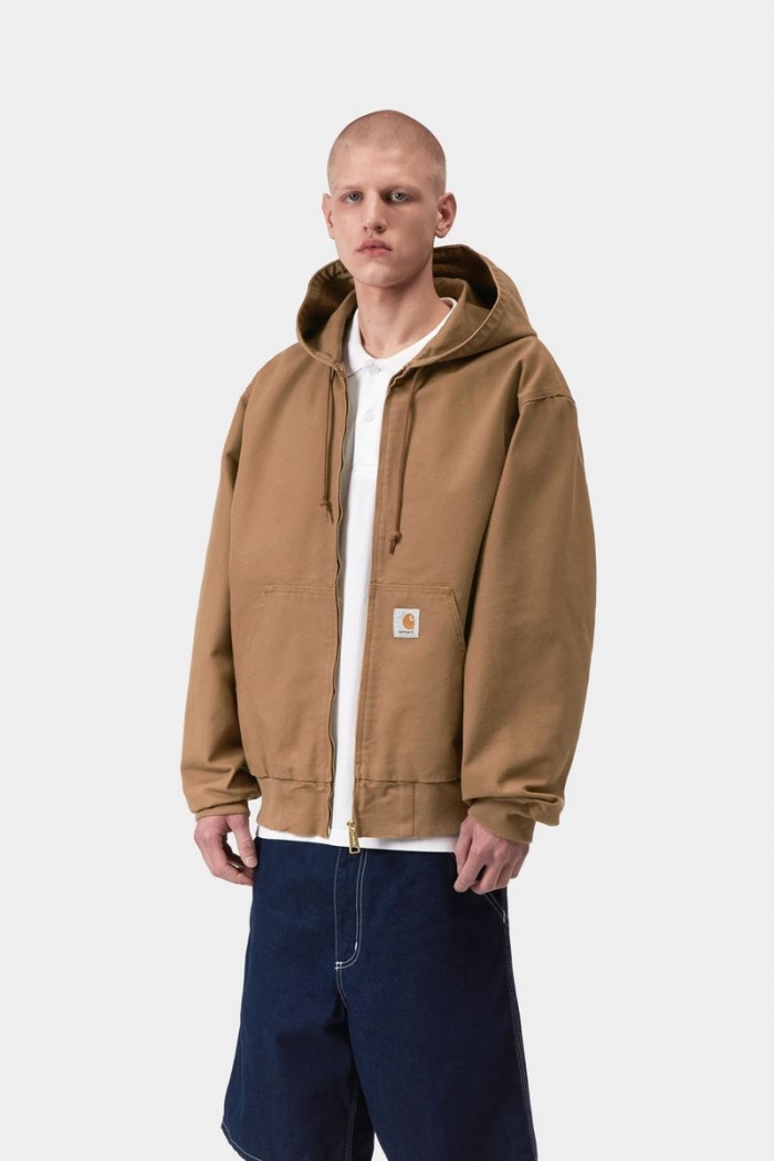 Carhartt OG Active Jacket - Hamilton Brown, Rinsed
