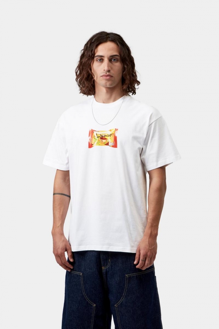 Carhartt S/S Road Side Snack T-Shirt - White