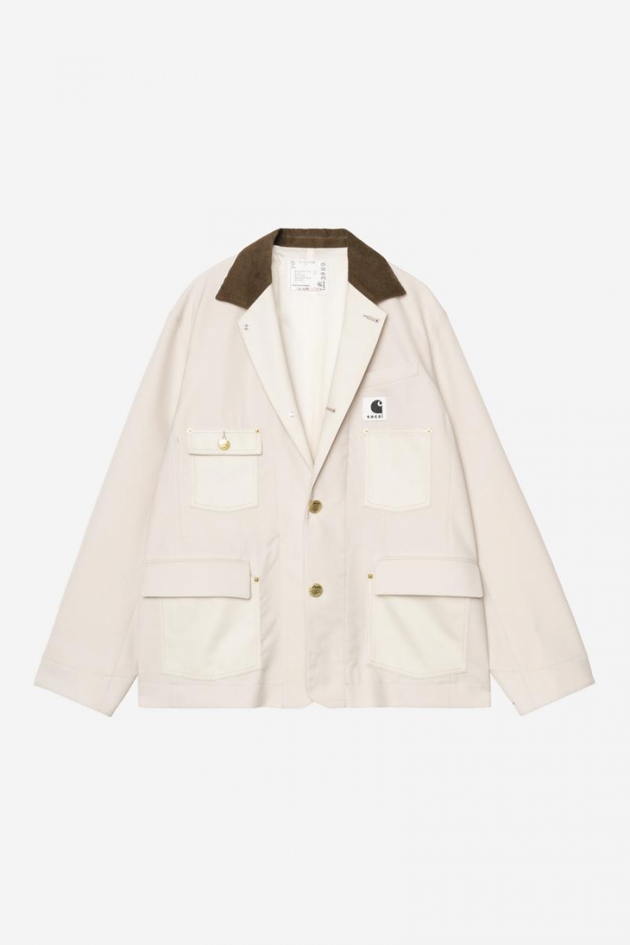 Carhartt sacai x Carhartt WIP Suiting x Duck Jacket - Sacai Ivory