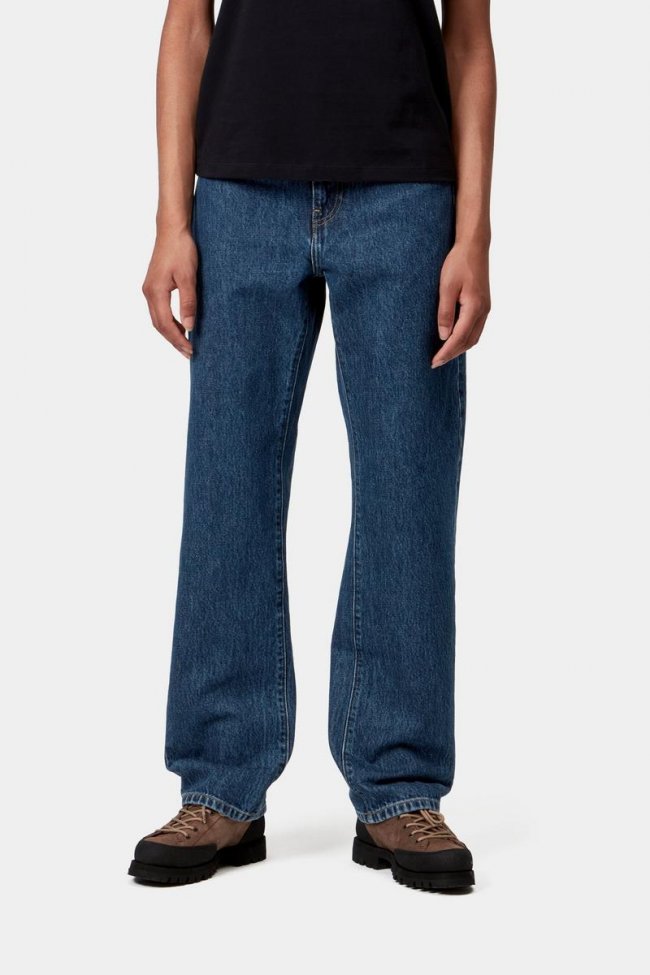 Carhartt Noxon Pant - Blue, Stone washed