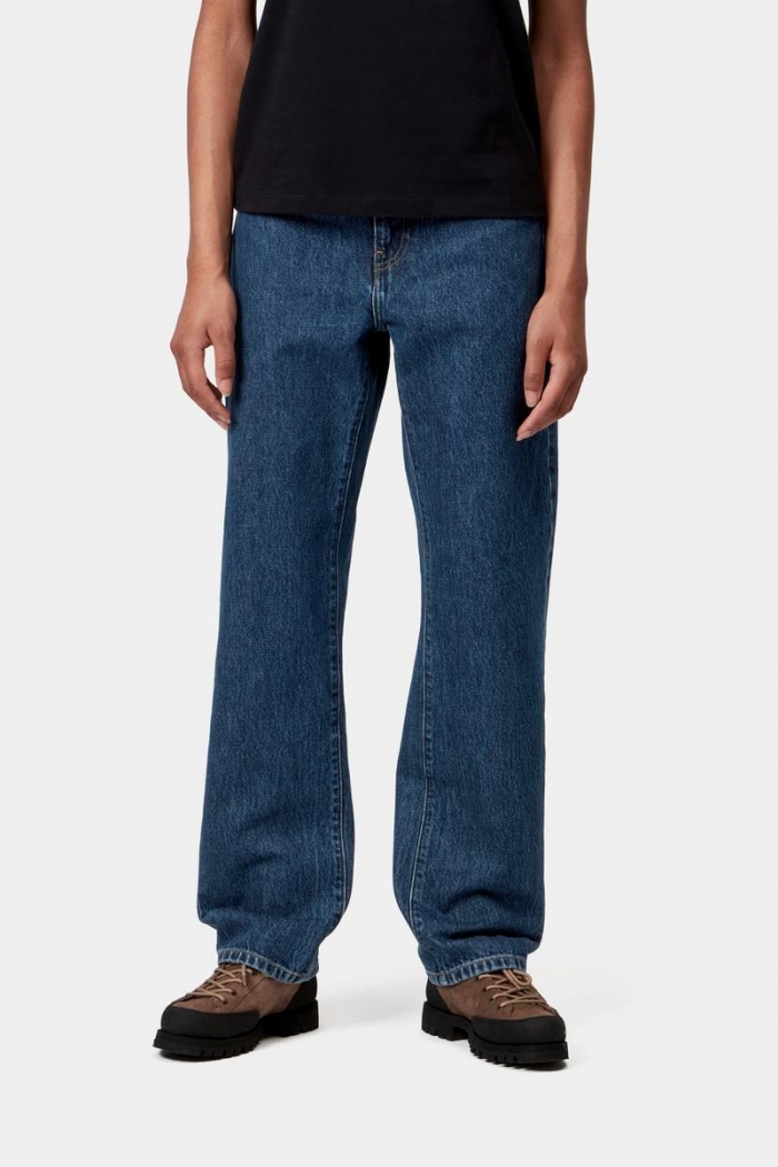 Carhartt Noxon Pant - Blue, Stone washed