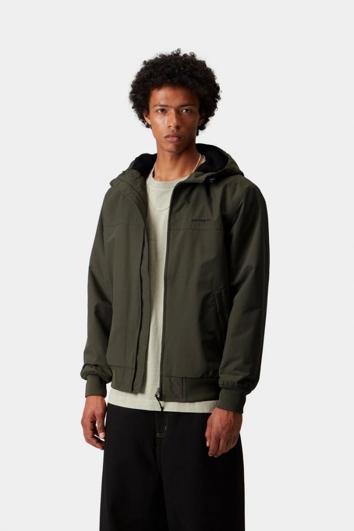 Carhartt Hooded Sail Jacket - Cypress / Black
