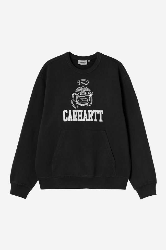 Carhartt Pond Corps Sweatshirt - Black Carhartt Pond Corps Sweatshirt - Black