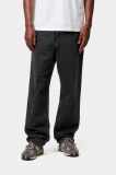 Carhartt Single Knee Pant - Black, Stone washed