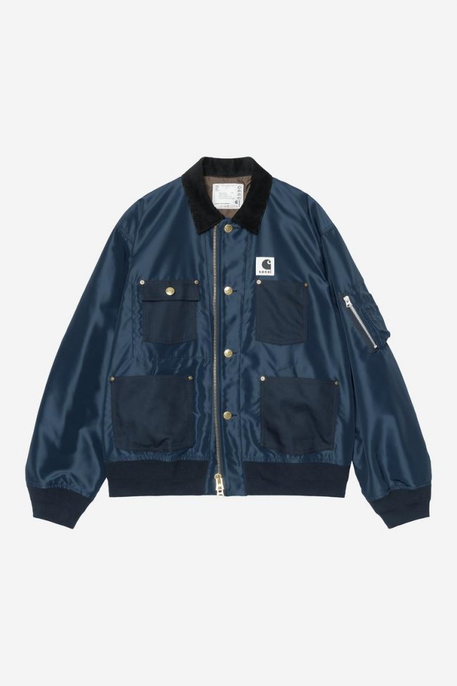 Carhartt sacai x Carhartt WIP Nylon Twill Duck Blouson - Sacai Blue