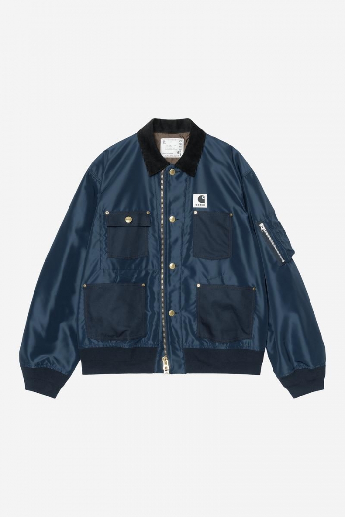 Carhartt sacai x Carhartt WIP Nylon Twill Duck Blouson - Sacai Blue