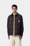 Carhartt Brennan Shirt Jac - Brennan Check, Palisander / Jupiter Carhartt Brennan Shirt Jac - Brennan Check, Palisander / Jupiter