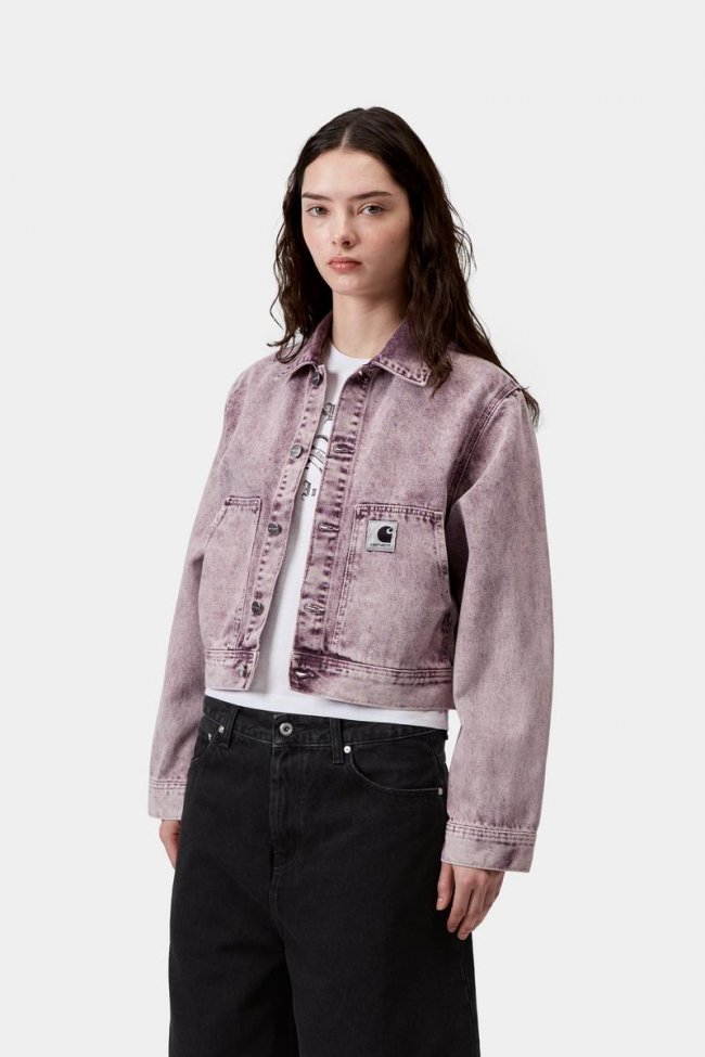 Carhartt Arca Jacket - Cozy Purple, Chalk wash