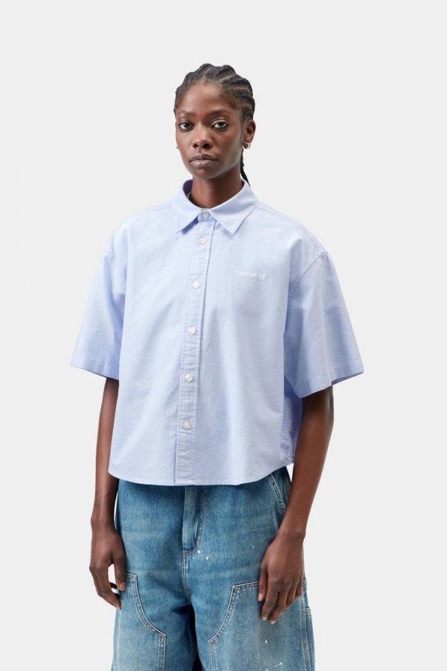 Carhartt S/S Kaia Shirt - Bleach / White Carhartt S/S Kaia Shirt - Bleach / White