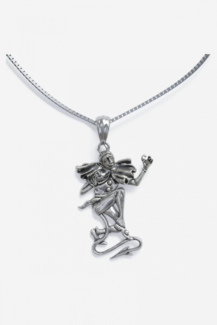 Carhartt Playing Cards Pendant - Silver