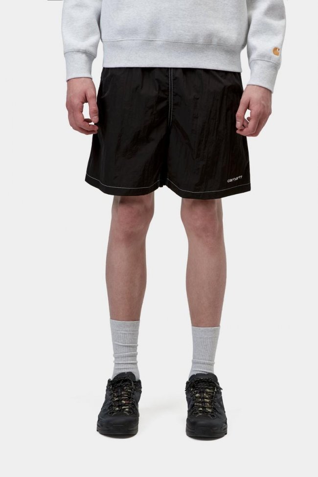 Carhartt Canby Swim Trunks - Black / White Carhartt Canby Swim Trunks - Black / White