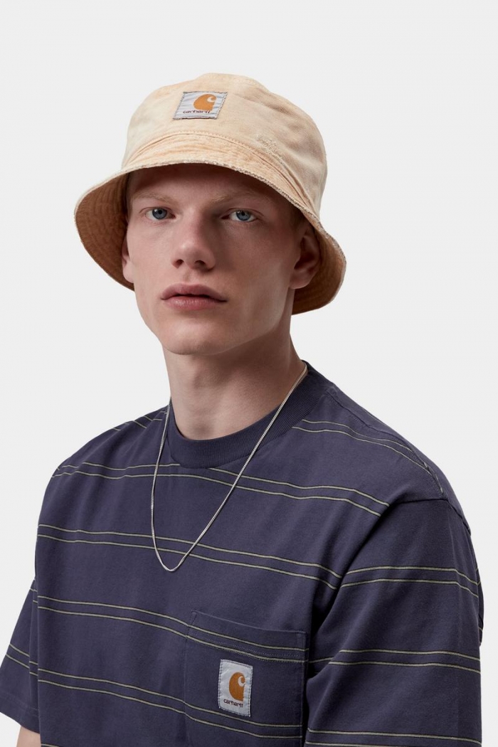 Carhartt Bane Bucket Hat - Dusty H Brown, Destroy wash
