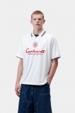 Carhartt S/S Terrace Football T-Shirt - Heart Train Jacquard, White Carhartt S/S Terrace Football T-Shirt - Heart Train Jacquard, White
