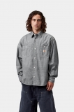 Carhartt L/S Painter Shirt - Black, Worn used, splatter