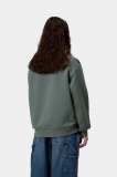 Carhartt Sweatshirt - Velvet Green / Gentle Orange Carhartt Sweatshirt - Velvet Green / Gentle Orange