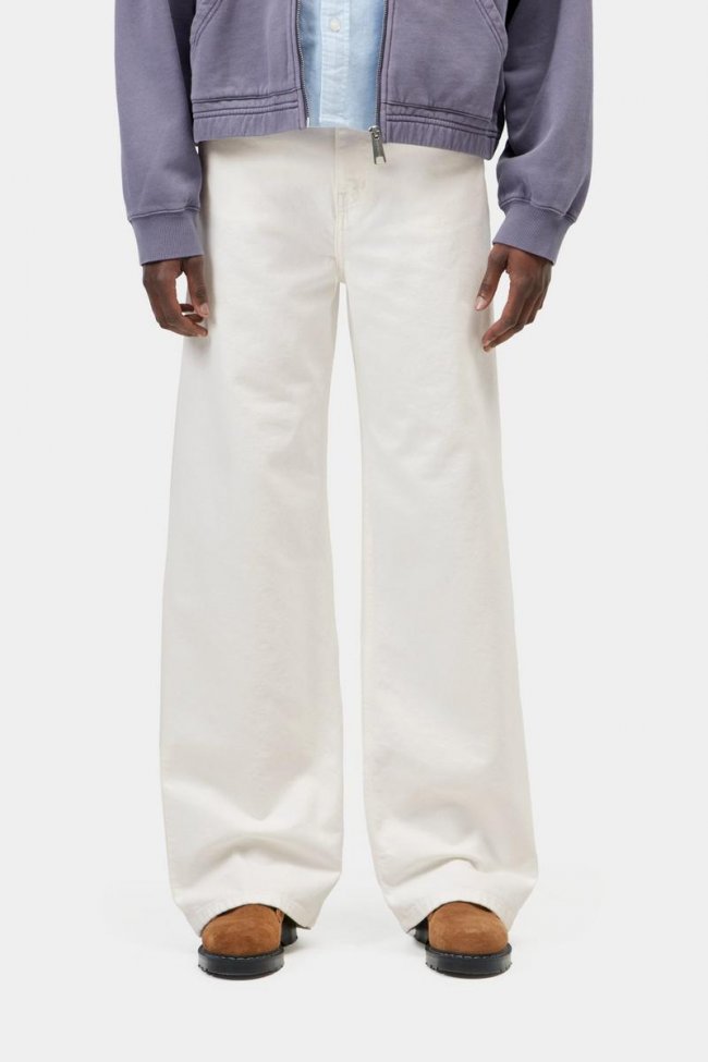Carhartt Jane Pant - White, Rinsed