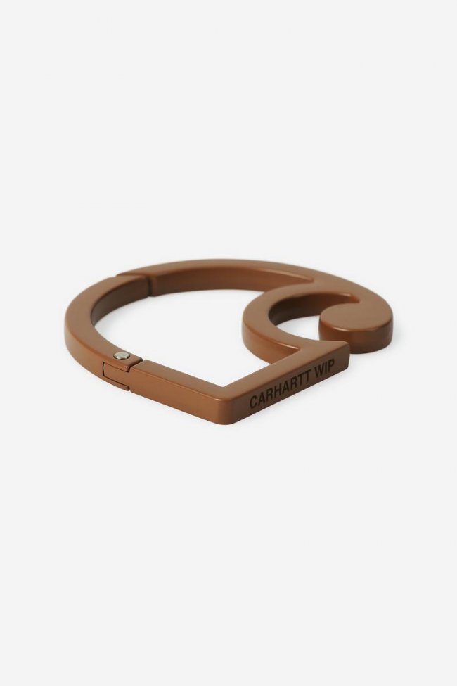 Carhartt C-Logo Carabiner - Brown