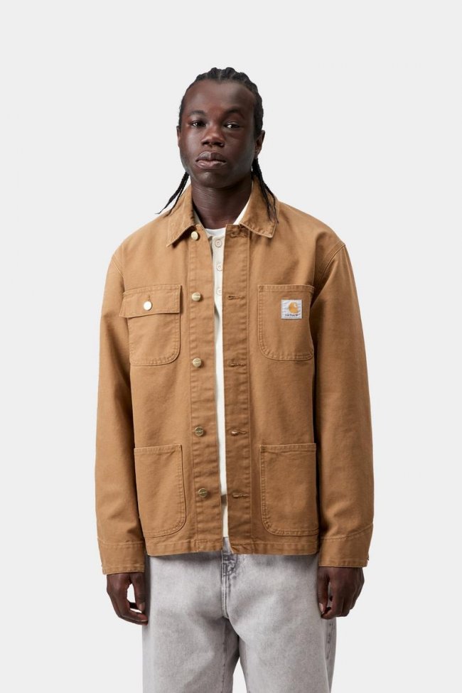 Carhartt Michigan Coat - Hamilton Brown / Hamilton Brown, Stone canvas