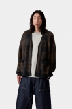 Carhartt Everson Cardigan - Everson Jacquard, Black / Palisander Carhartt Everson Cardigan - Everson Jacquard, Black / Palisander