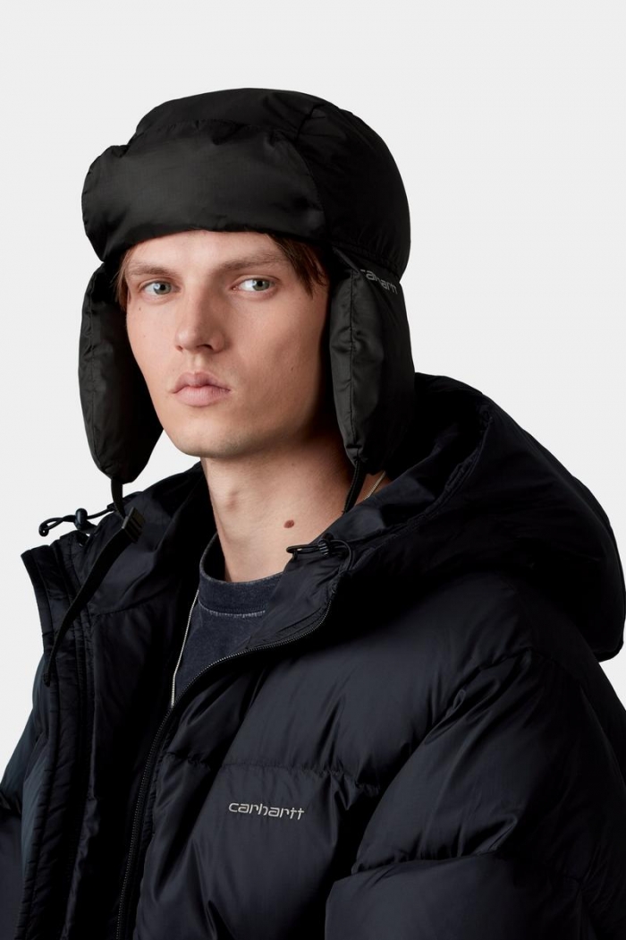 Carhartt Ardon Ear Guard Cap - Black / Shady Grey