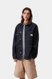 Carhartt Warren Chore Coat - Blue / Black, Rinsed Carhartt Warren Chore Coat - Blue / Black, Rinsed
