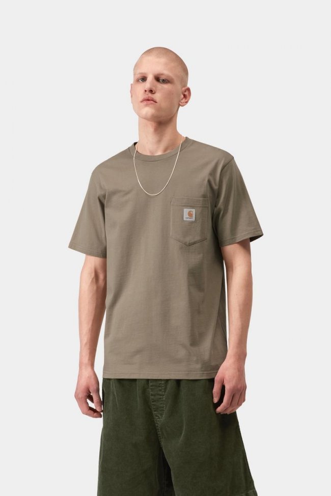 Carhartt S/S Pocket T-Shirt - Iroko