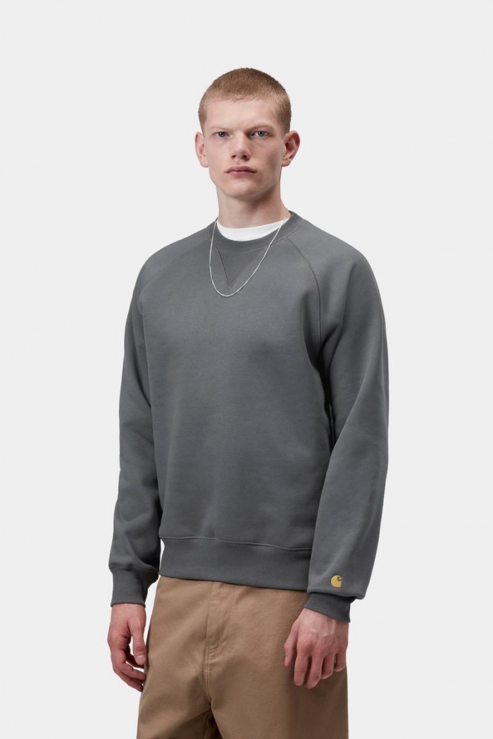 Carhartt Chase Sweatshirt - Styx / Gold