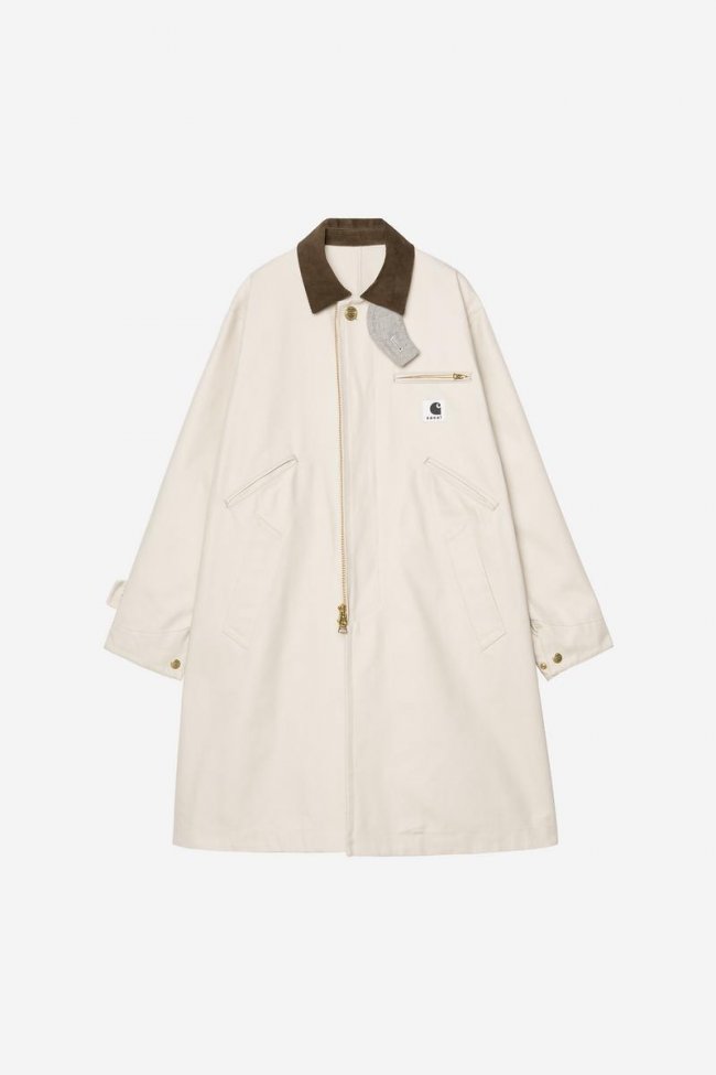 sacai x Carhartt WIP Duck Coat - Sacai Ivory sacai x Carhartt WIP Duck Coat - Sacai Ivory