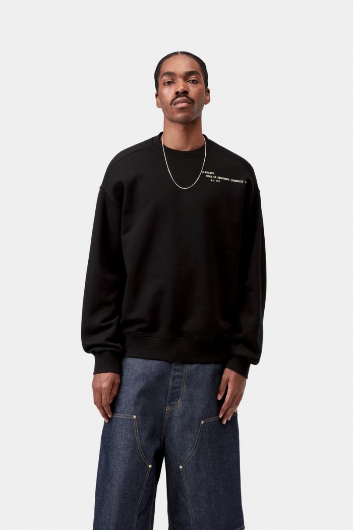 Carhartt Punched Sweatshirt - Black