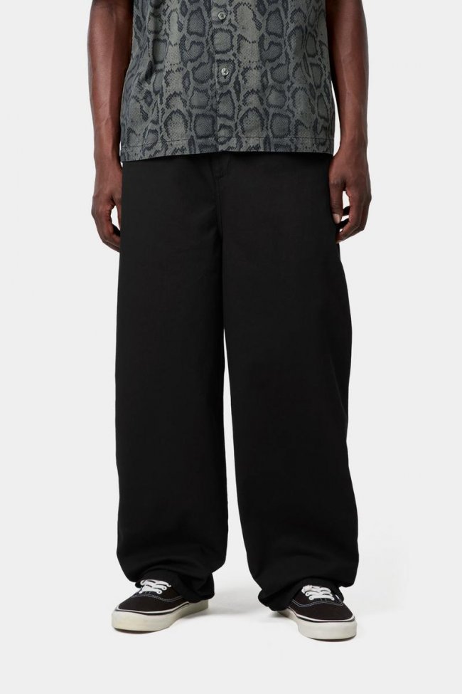 Carhartt Holden Pant - Black, Garment dyed
