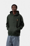 Carhartt Hooded American Script Sweatshirt - Raven