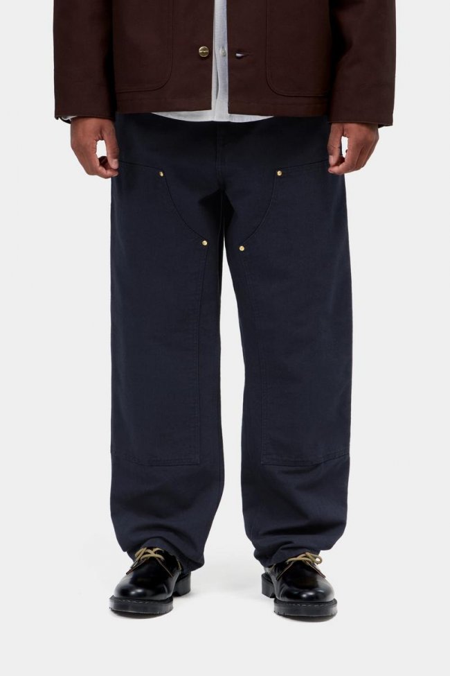 Carhartt Double Knee Pant - Dark Navy, Rinsed