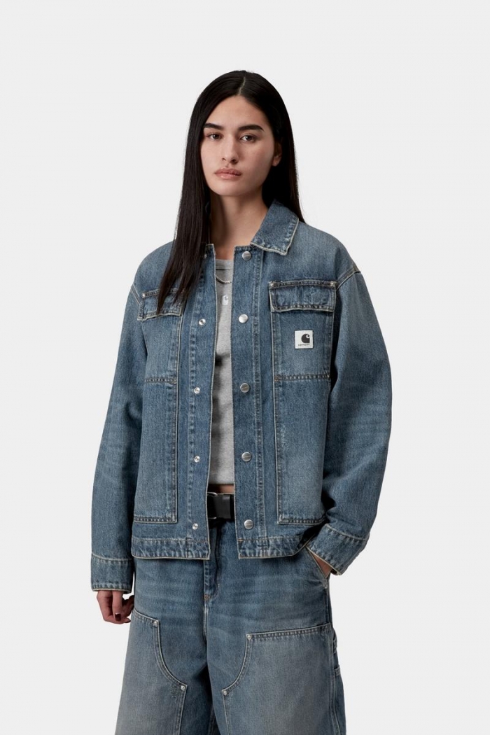 Carhartt OG Arctic Jacket - Blue, Grind wash