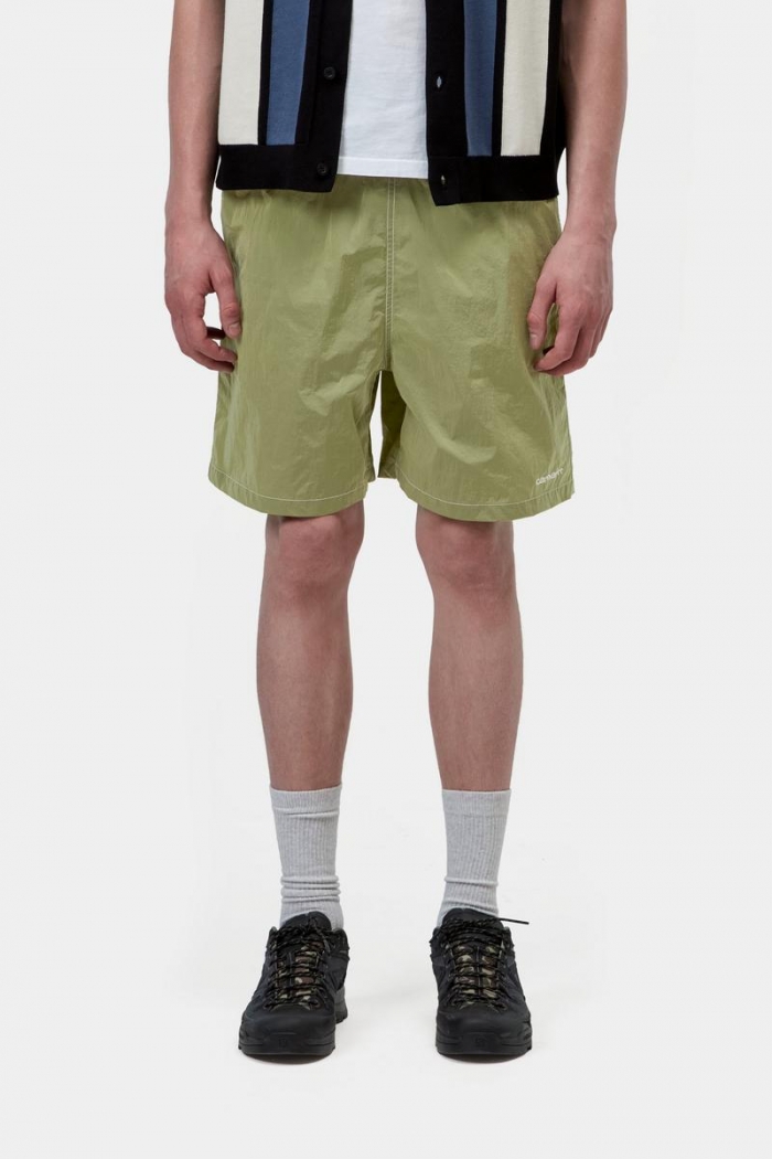 Carhartt Canby Swim Trunks - Gentle Green / White
