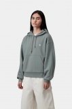 Carhartt Hooded Casey Sweatshirt - Velvet Green / Silver