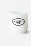Carhartt Hugging Cats Glass Mug - White Carhartt Hugging Cats Glass Mug - White