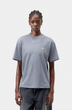 Carhartt S/S Chase T-Shirt - Shady Blue / Gold Carhartt S/S Chase T-Shirt - Shady Blue / Gold