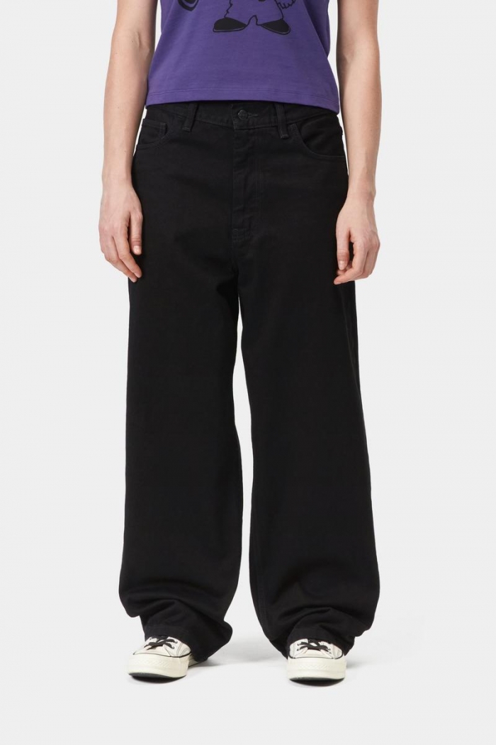 Carhartt Brandon Pant - Black, Rinsed