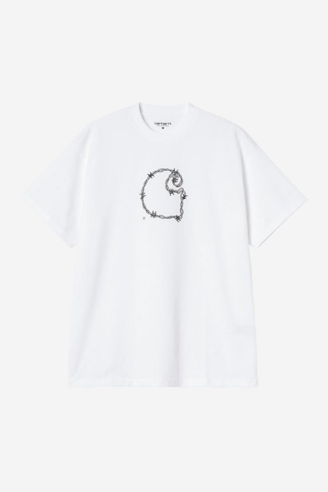 Carhartt S/S Barbwire C T-Shirt - White