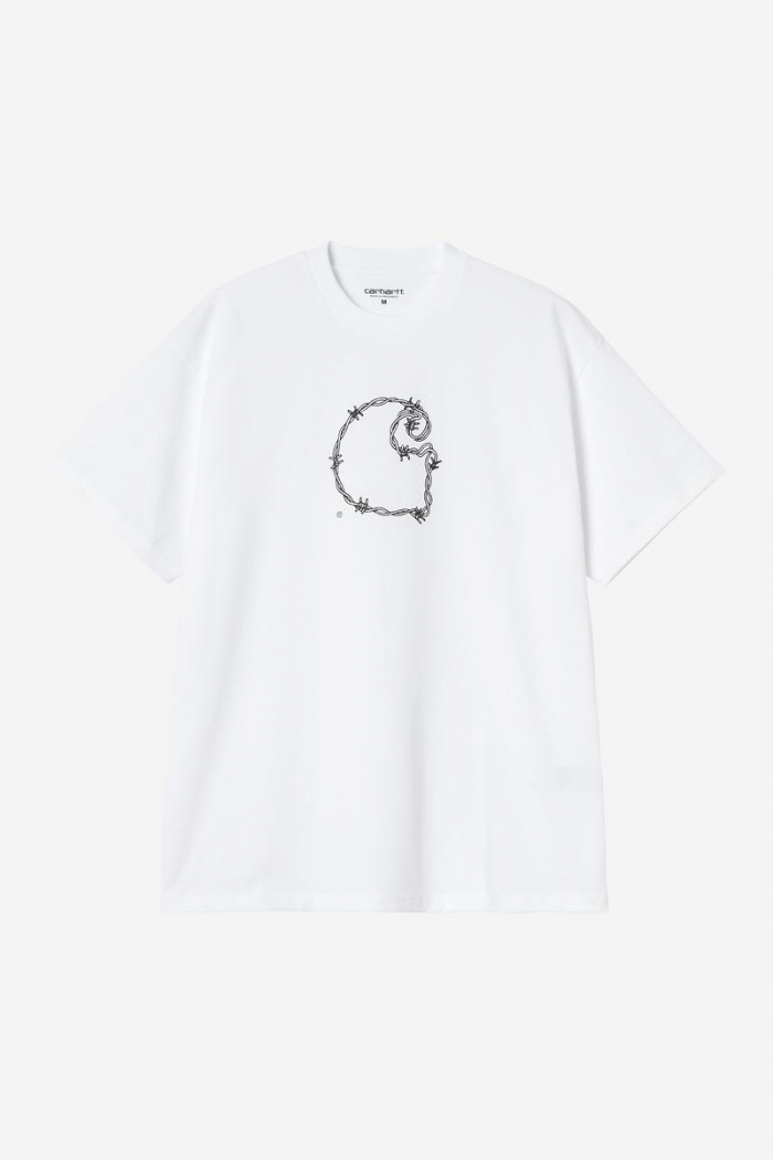 Carhartt S/S Barbwire C T-Shirt - White