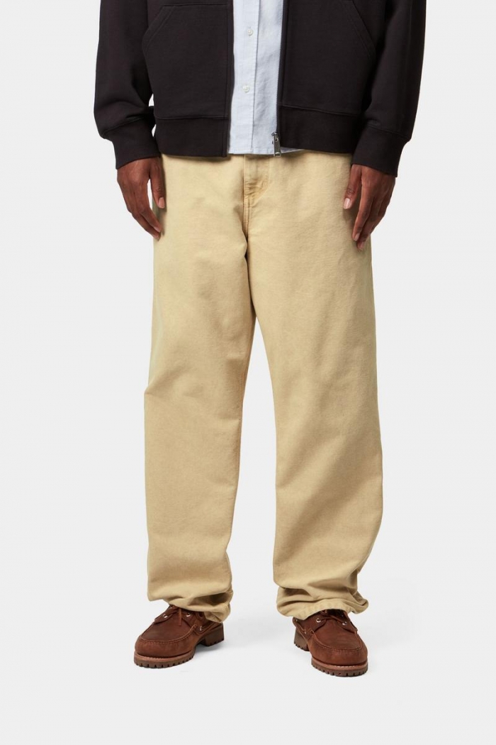 Carhartt Single Knee Pant - Dusty H Brown, Chalk wash