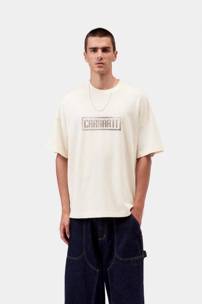 Carhartt S/S Bricky Man T-Shirt - Wax, Stone dyed