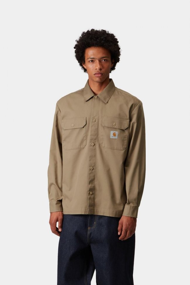 Carhartt L/S Craft Shirt - Leather