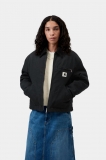 Carhartt OG Detroit Jacket - Black / Black, Stone canvas Carhartt OG Detroit Jacket - Black / Black, Stone canvas