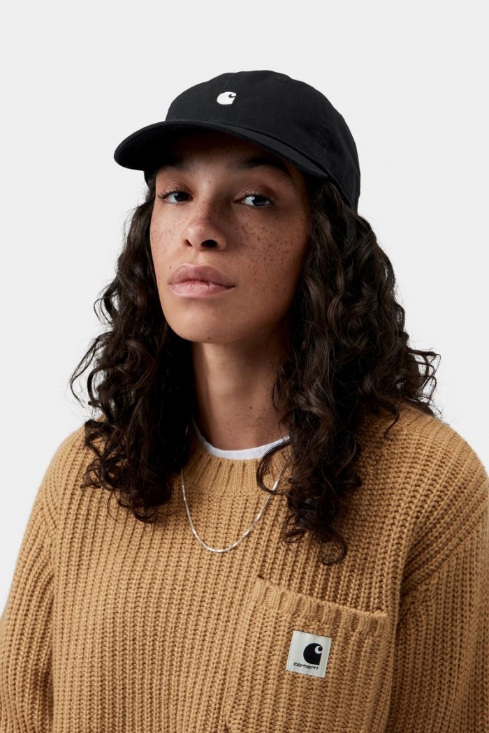 Carhartt Madison Logo Cap - Black / White