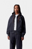 Carhartt Hooded Casey Jacket - Dark Navy / Silver